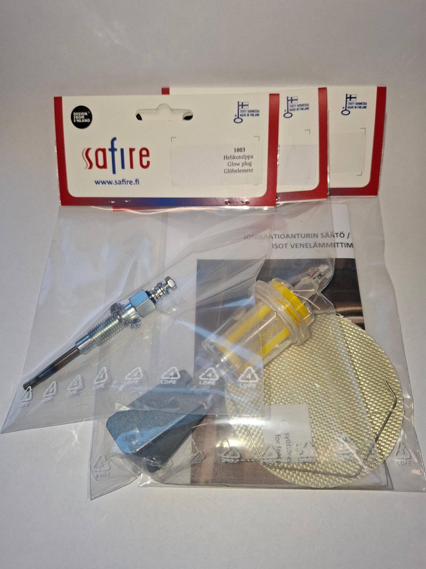 Safire diesellämmittimen huoltopakkaus, täydellinen