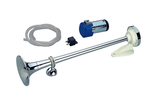 ÄÄNITORVI KOMPRESSORILLA MUOVI/KROMI 24V