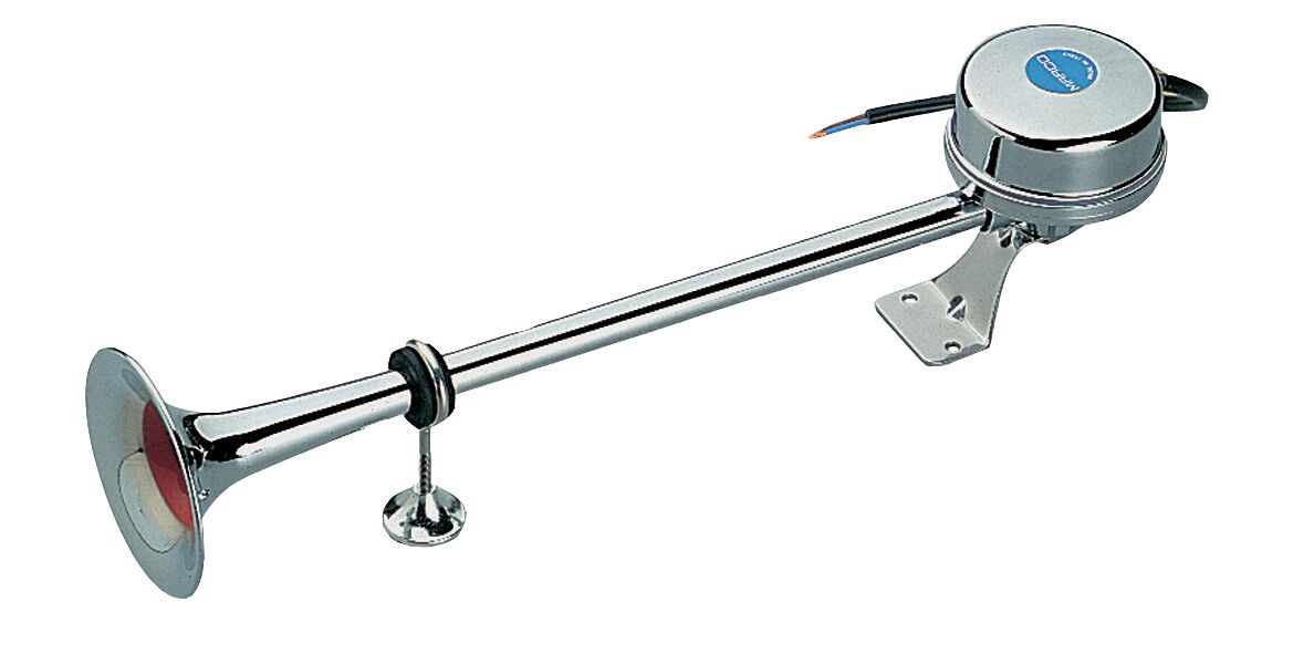 EM2 ÄÄNITORVI, KROMATTU, 12V