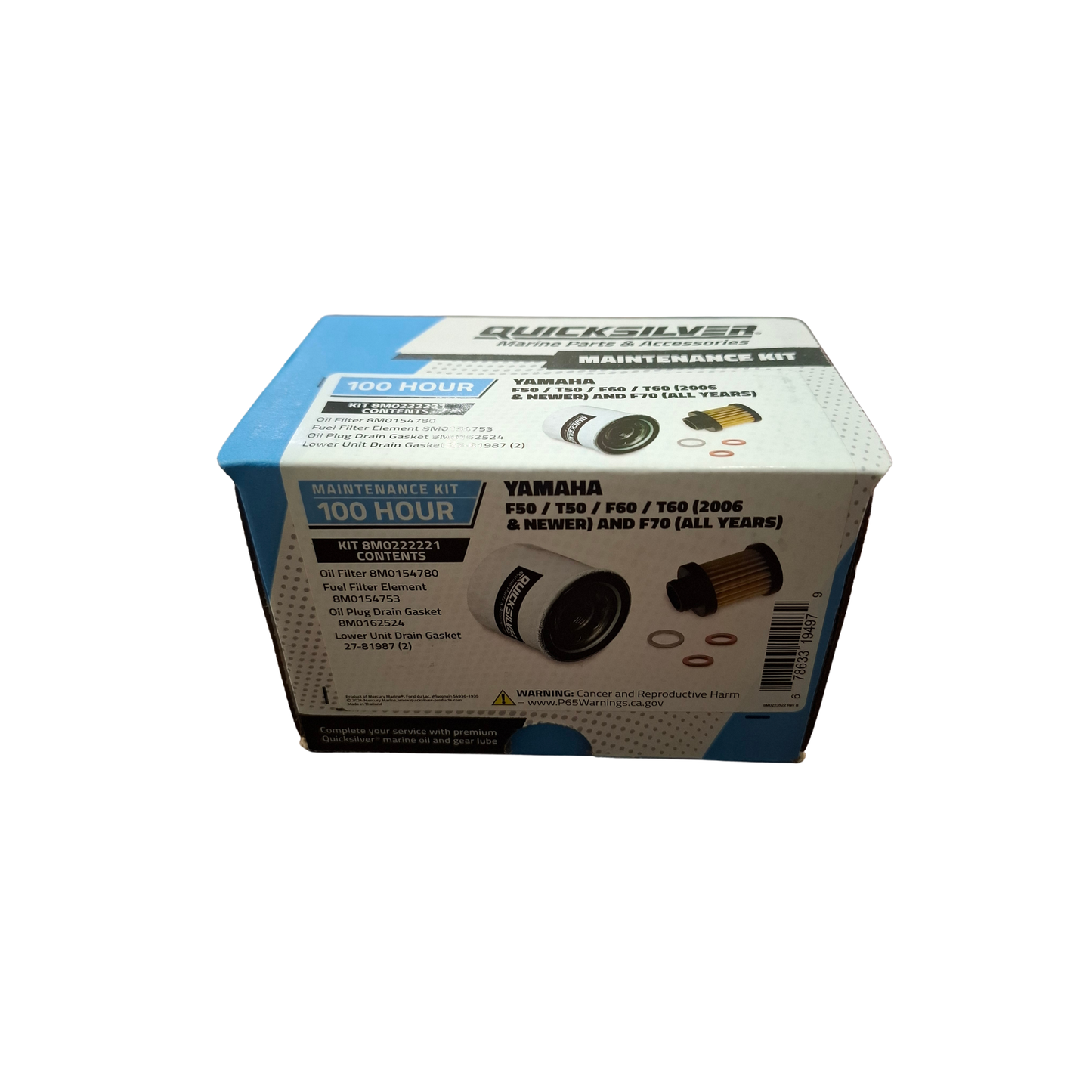 Yamaha F50/T50/F60/T60 & F70 4-tahti perämoottorille Premium Quicksilver