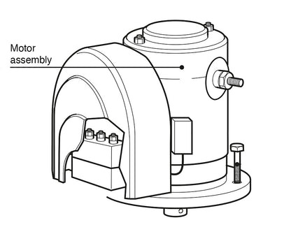 MOOTTORI 185TT-KEULAPOTKURILLE 24 V 6,0 kW