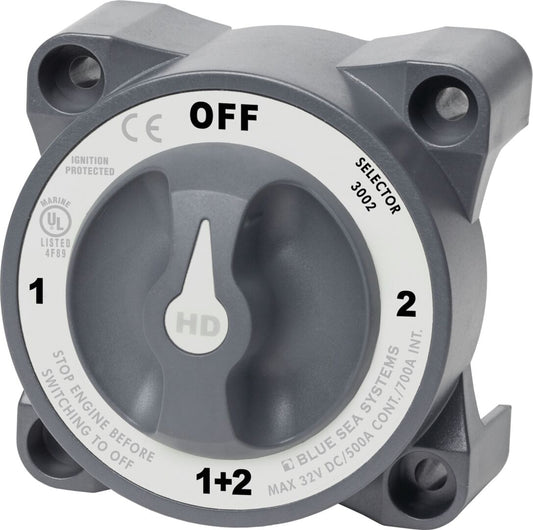 HD-SERIES HEAVY DUTY PÄÄVIRTAKYTKIN 1-2-OFF-BOTH