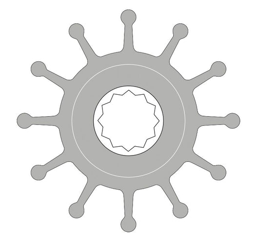 SIIPIPYÖRÄ F5 PUMPPUUN, RIHLATTU