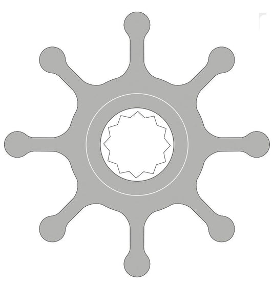 SIIPIPYÖRÄ F7 PUMPPUUN, RIHLATTU