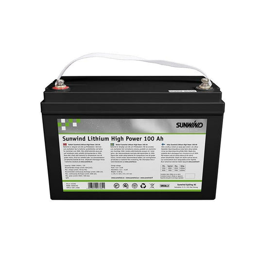 Litiumakku Sunwind High Power 100 Ah