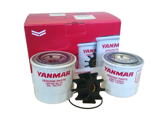 Huoltosarja Yanmar 4JH‐E/TE/HTE/DTE, 4JH2‐E/TE/HTE/DTE moottoreihin.