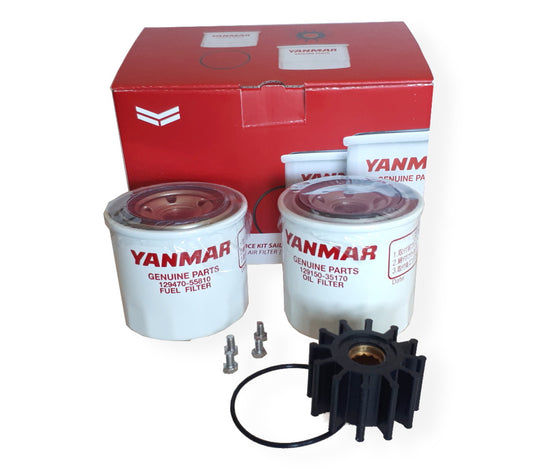Huoltosarja Yanmar 4JH3E, 4JH4E moottoreihin.