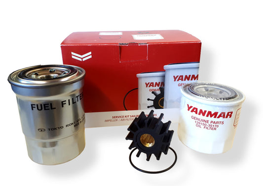 Huoltosarja Yanmar 4JH3‐TE/DTE, 4JH4‐TE/HTE/HTE1 moottoreille