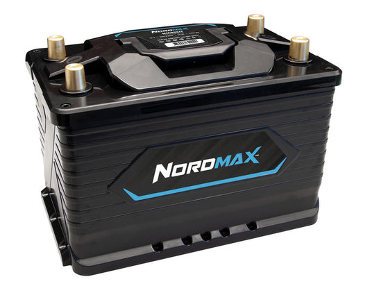 Nordmax Litium dual akku Leisure/Marine 12 V / 80 Ah / 800 A / 1 000Wh